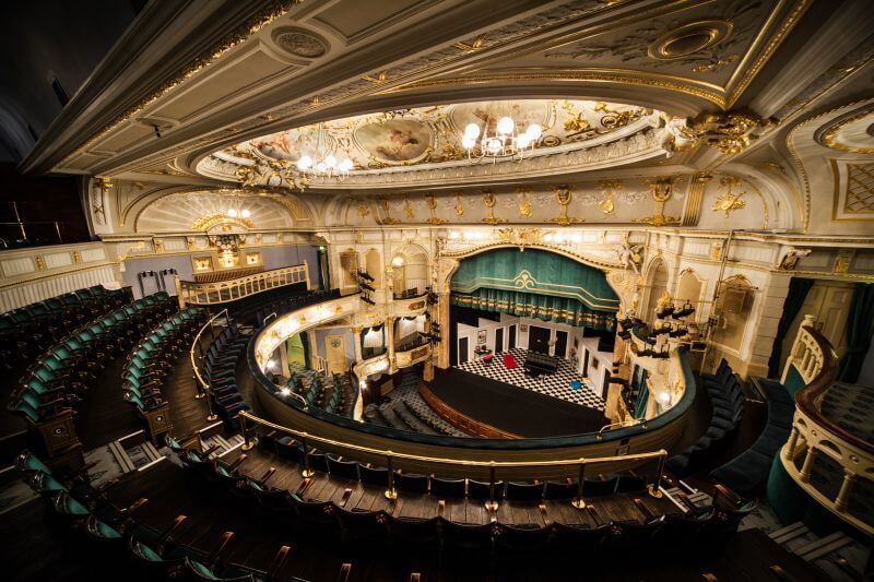 Interior view of the Buxton Opera House