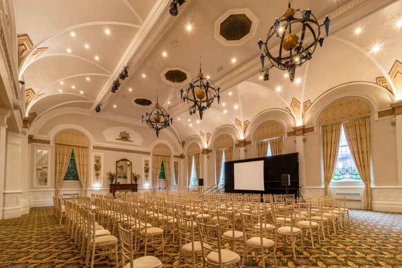 High Peak Ballroom at the Palace Hotel, Buxton High Peak Ballroom at the Palace Hotel, Buxton