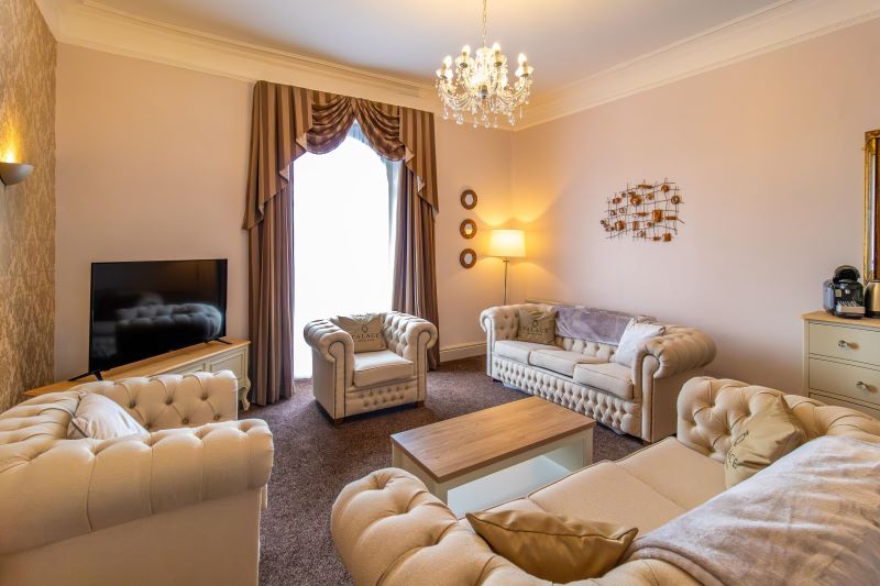 Suite living room at The Palace Hotel, Buxton Suite living room at The Palace Hotel, Buxton