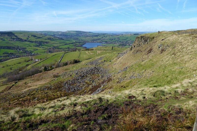 Combs Reservoir from Combs Moss. Image courtesy of Ali Quas-Cohen.
