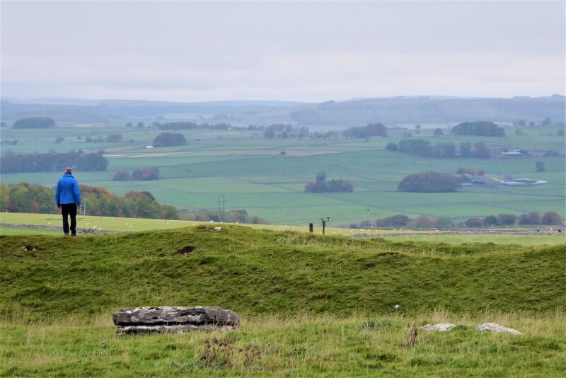 View of the White Peak from Arbor Low stone circle. Image courtesy of Ali Quas-Cohen.