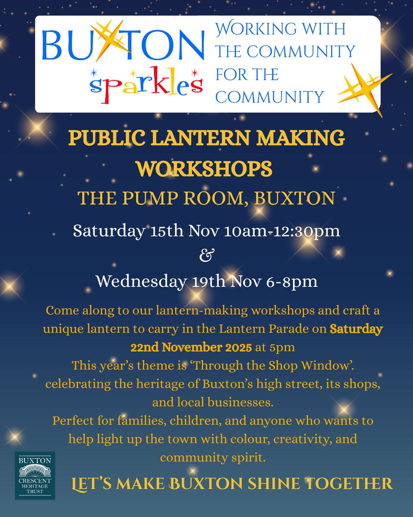 Buxton Lantern Parade 2025. Image: Buxton Crescent Heritage Trust Buxton Lantern Parade 2025. Image: Buxton Crescent Heritage Trust