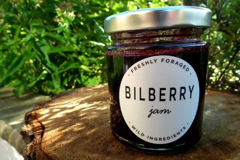 Freshly Foraged Bilberry Jam. Source: Totally Wild UK Freshly Foraged Bilberry Jam. Source: Totally Wild UK