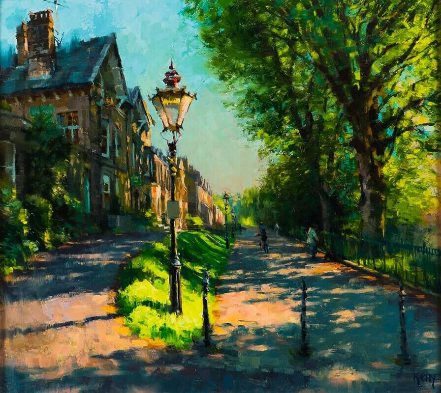 Alex Kelly: Evening light on the broadwalk Alex Kelly: Evening light on the broadwalk