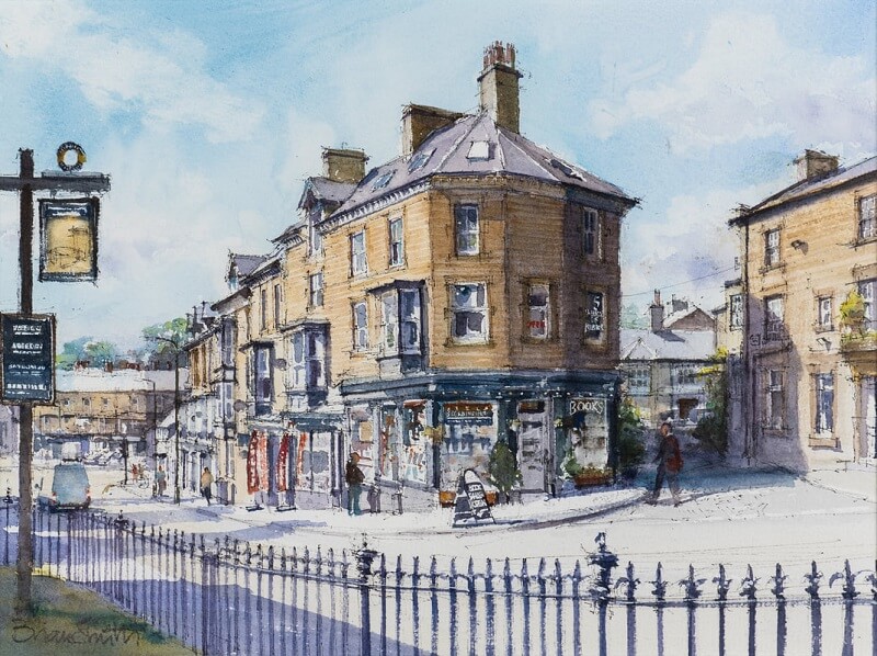 Brian Smith: Scriveners on the High Street. Second Prize, Buxton Spa Prize 2019. Brian Smith: Scriveners on the High Street. Second Prize, Buxton Spa Prize 2019.