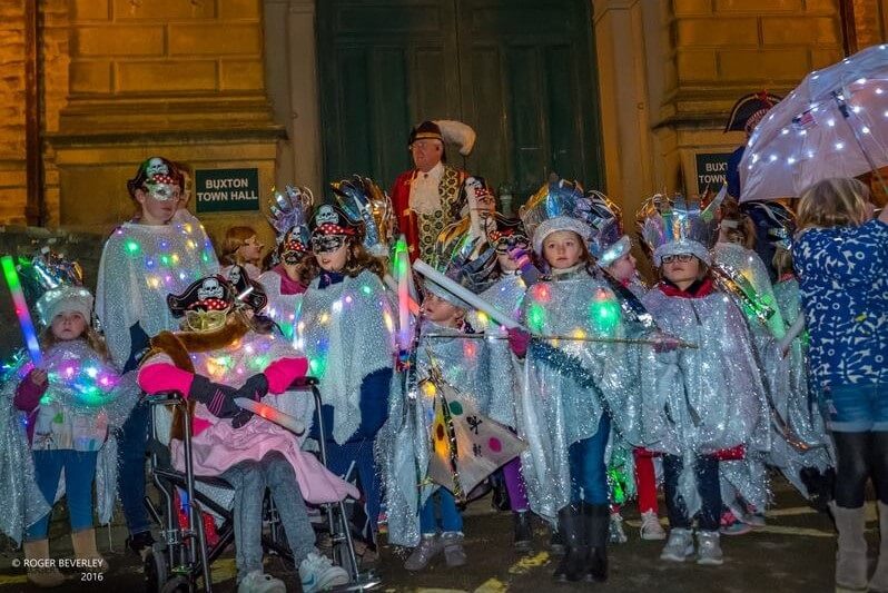 Buxton Sparkles lantern parade 2021 with Bill Weston Buxton Sparkles lantern parade 2021 with Bill Weston
