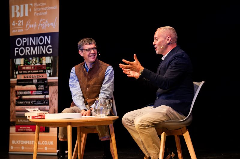 Buxton International Festival book talk with Robert Rinder, July 2024 Buxton International Festival book talk with Robert Rinder, July 2024